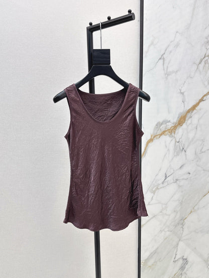 Row 25ss satin vest