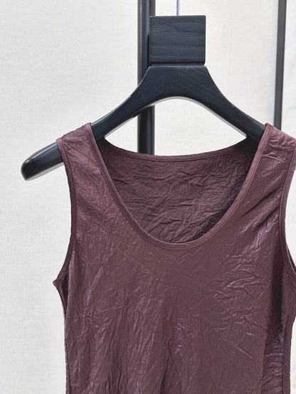 Row 25ss satin vest