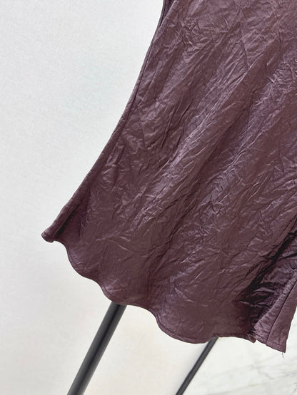 Row 25ss satin vest