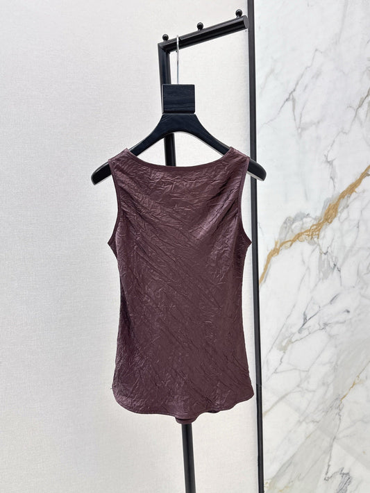 Row 25ss satin vest