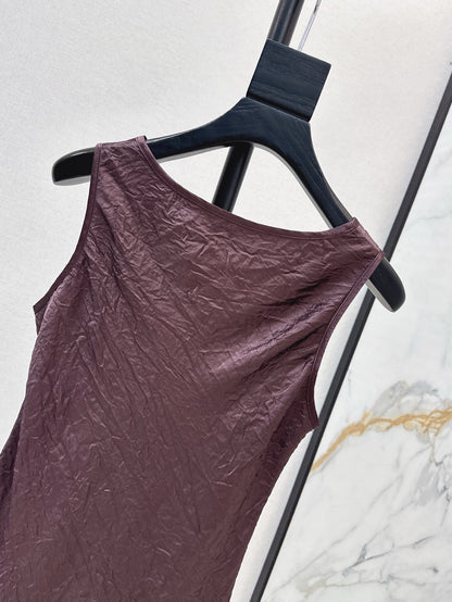 Row 25ss satin vest