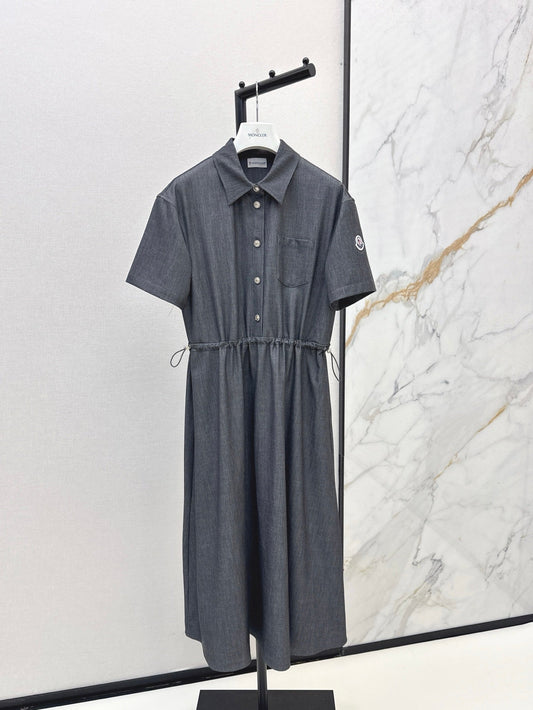 Mon 25ss drawstring dress