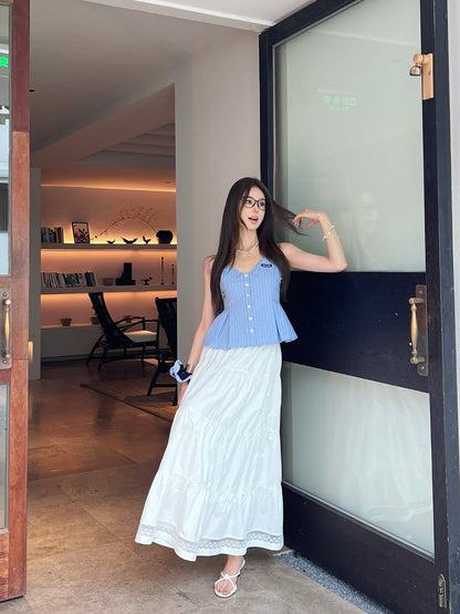 Miu 25ss lace skirt