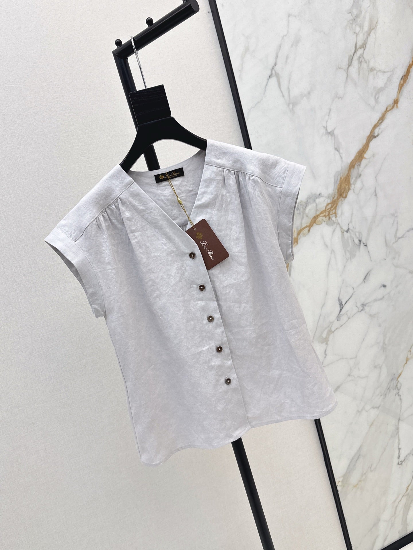 Loro 25ss linen vest