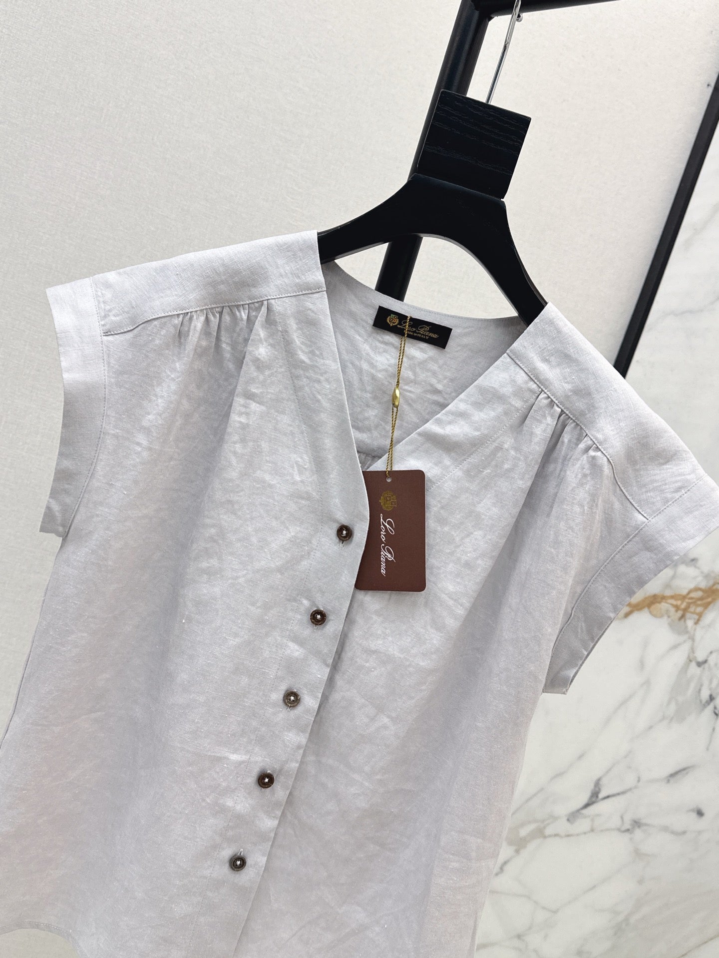 Loro 25ss linen vest