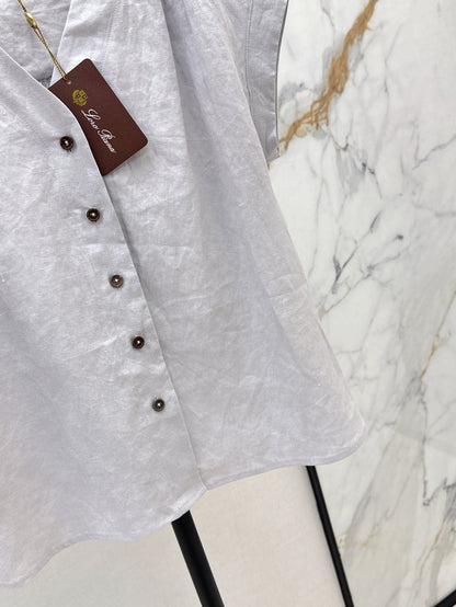 Loro 25ss linen vest