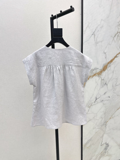 Loro 25ss linen vest