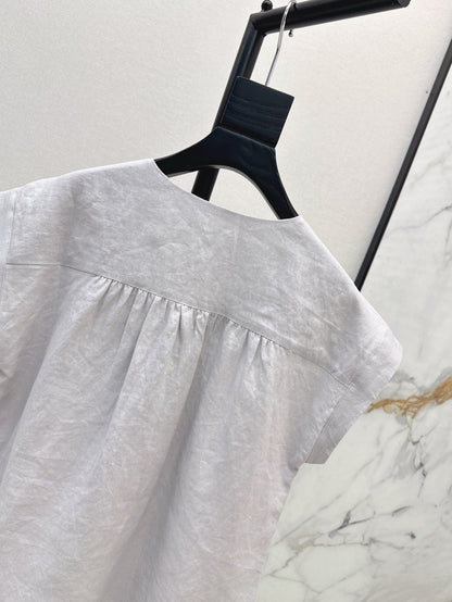Loro 25ss linen vest
