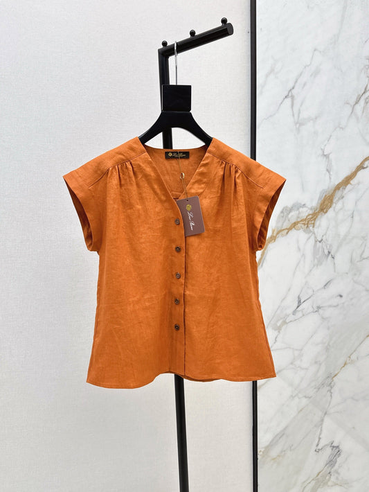 Loro 25ss linen vest