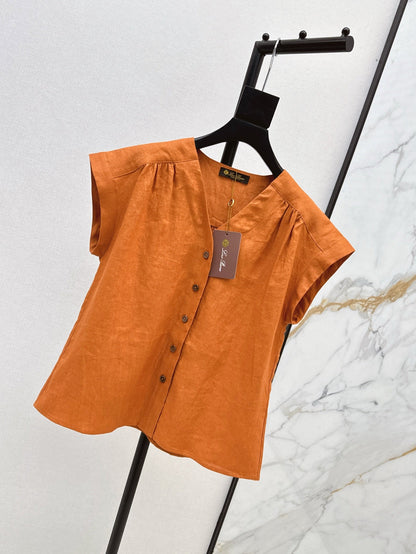 Loro 25ss linen vest