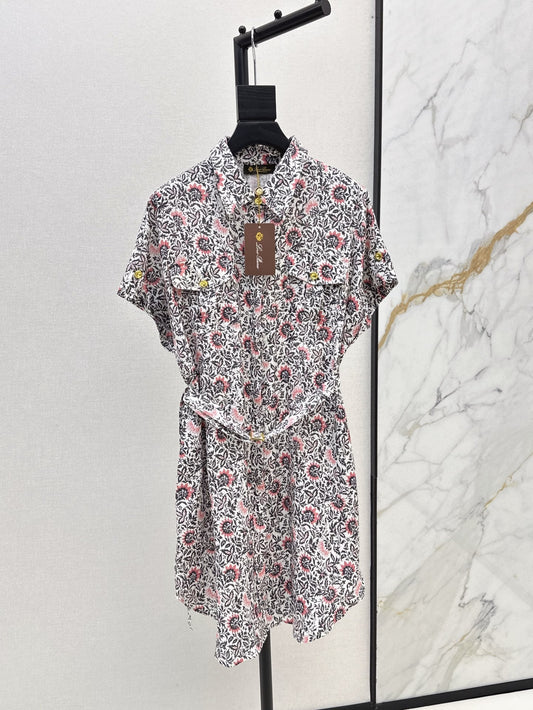 Loro 25ss linen dress