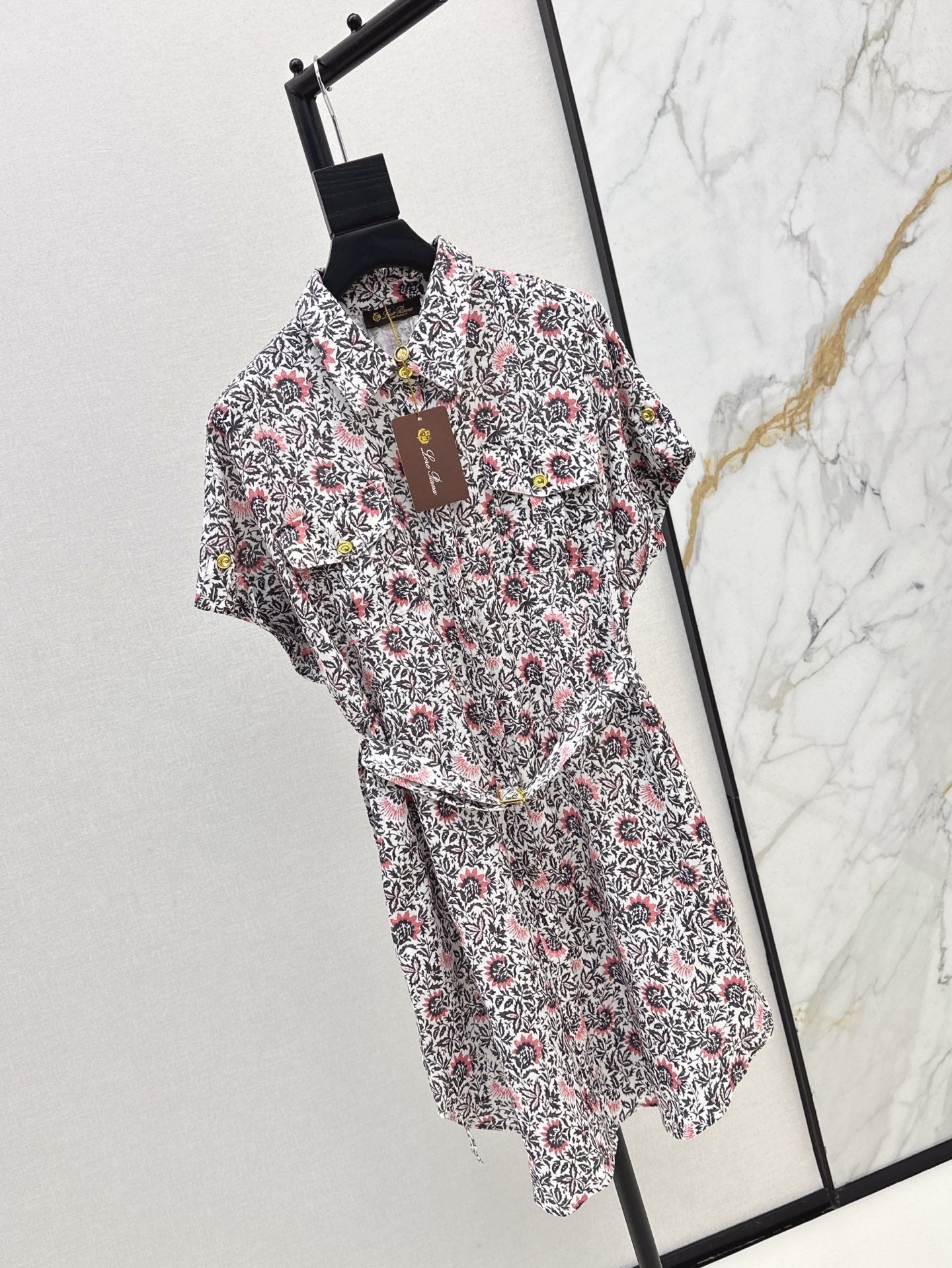 Loro 25ss linen dress