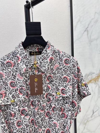 Loro 25ss linen dress