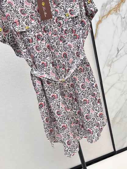 Loro 25ss linen dress