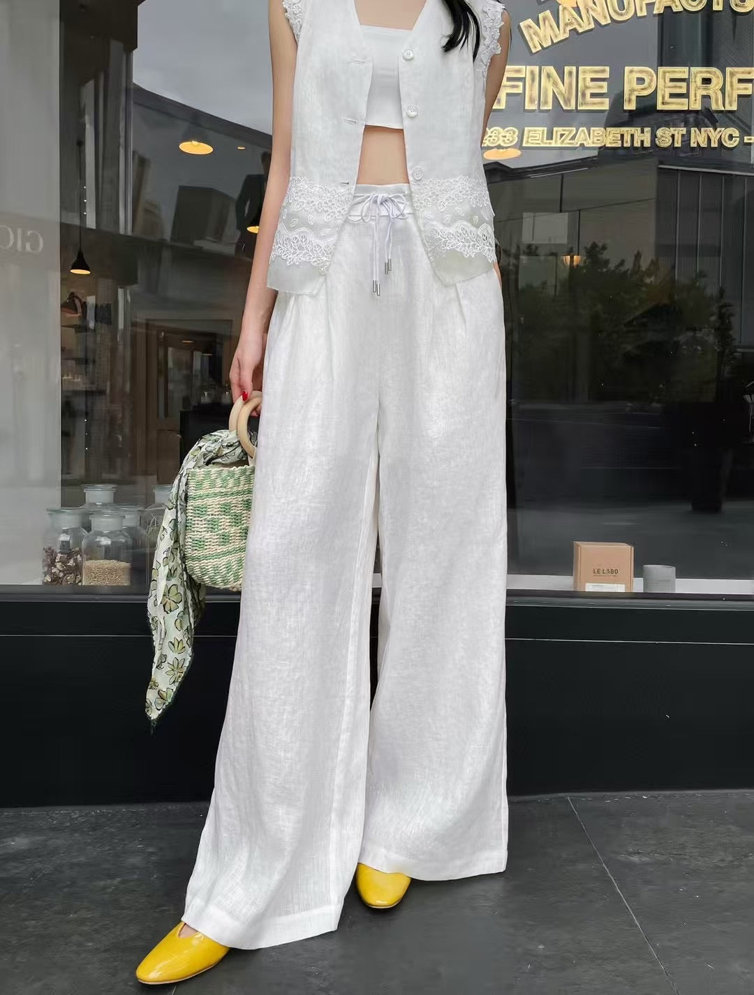 Loro 25ss linen suit
