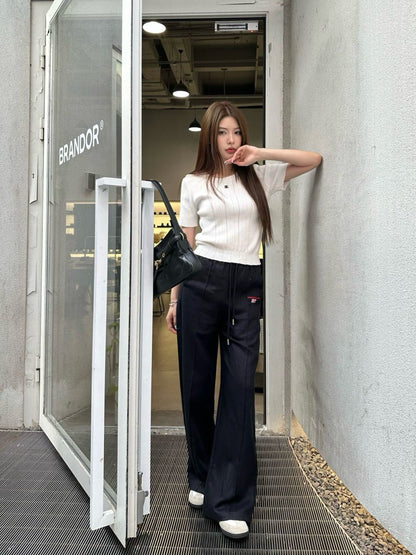 Wang 25ss linen pants