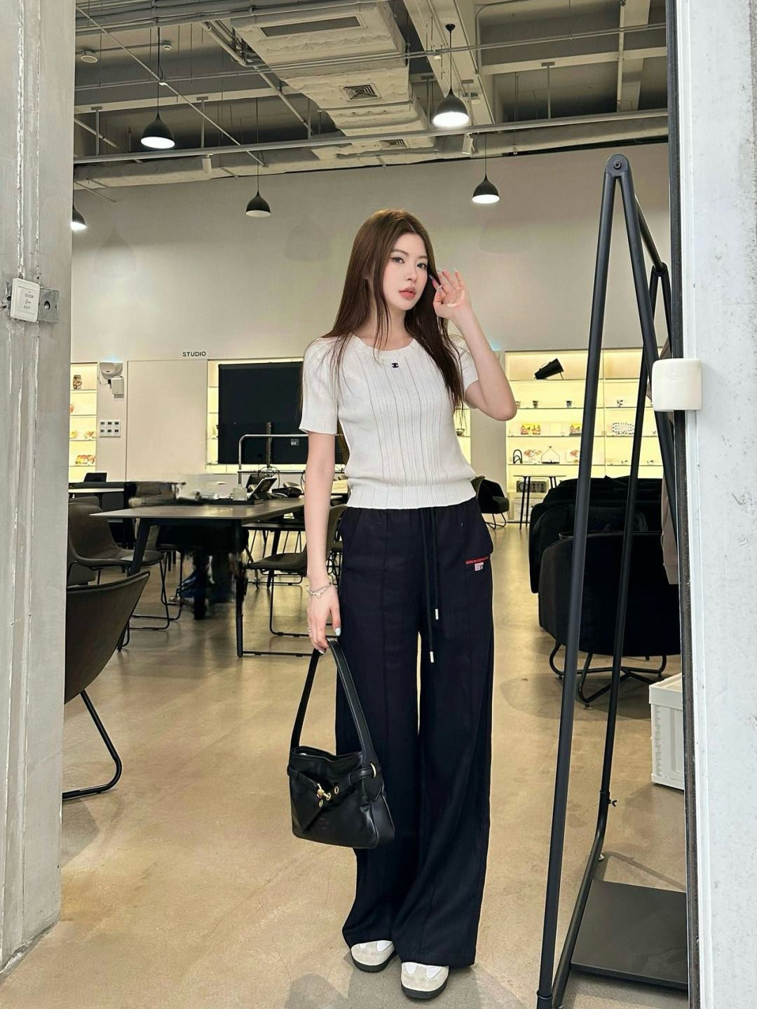 Wang 25ss linen pants