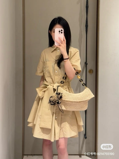 Loe 25ss embroidered dress