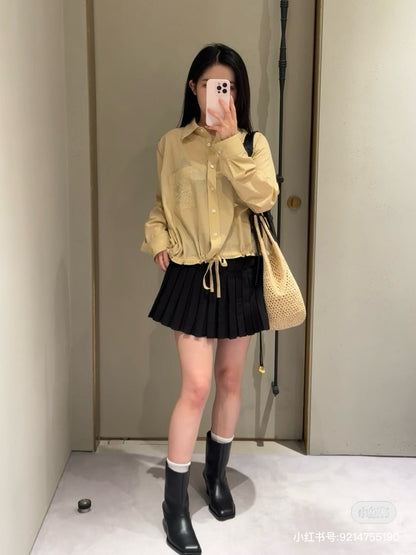 Loe 25ss embroidered shirt