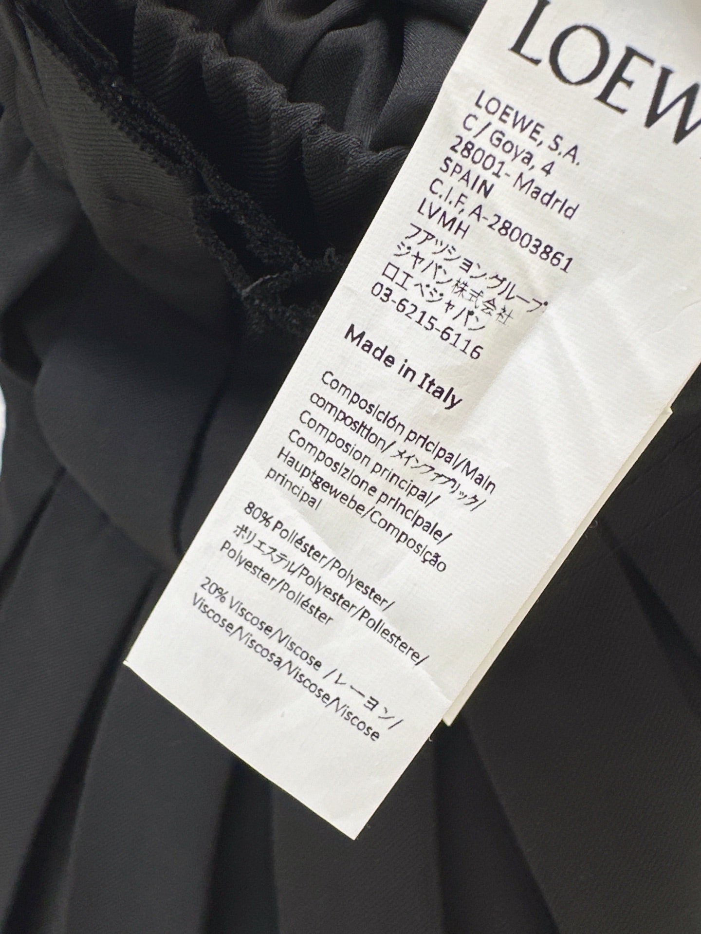 Loe 25ss pleated skirt