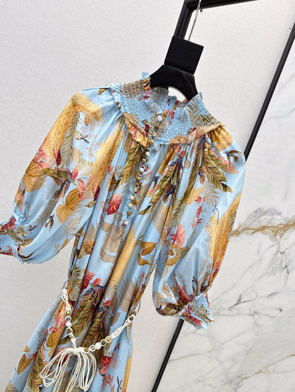 Zimm 25ss Silk dress