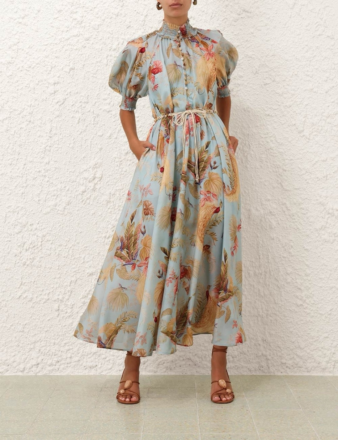 Zimm 25ss Silk dress