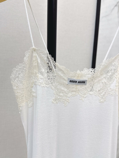 Miu 25ss lace camisole