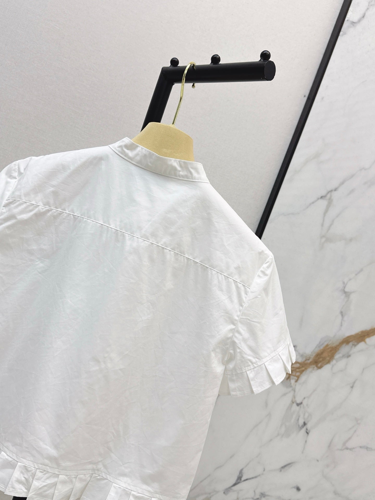 Miu 25ss embroidered shirt