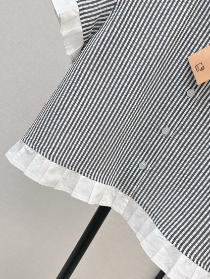 Miu 25ss embroidered shirt