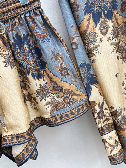 Zim 25ss print silk short
