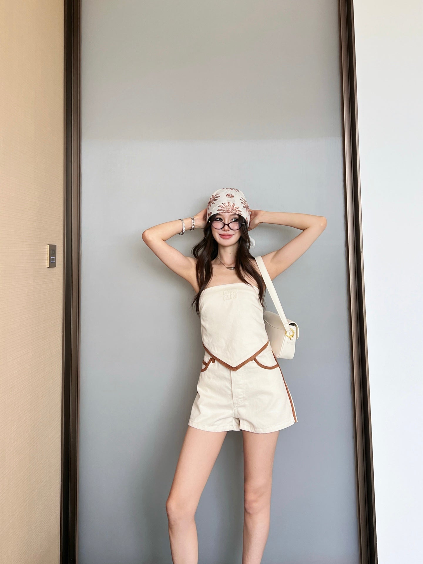 Miu 25ss denim short