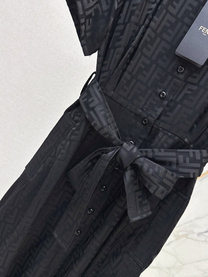 Fen 25ss jacquard dress