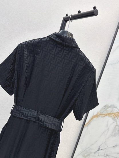 Fen 25ss jacquard dress
