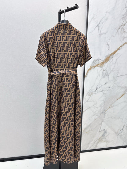 Fen 25ss jacquard dress