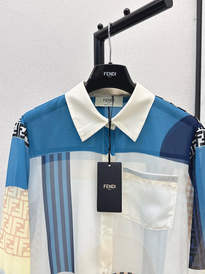 Fend 25ss print shirt
