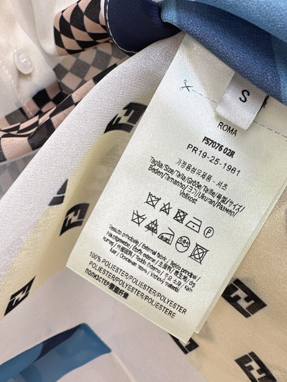 Fend 25ss print shirt