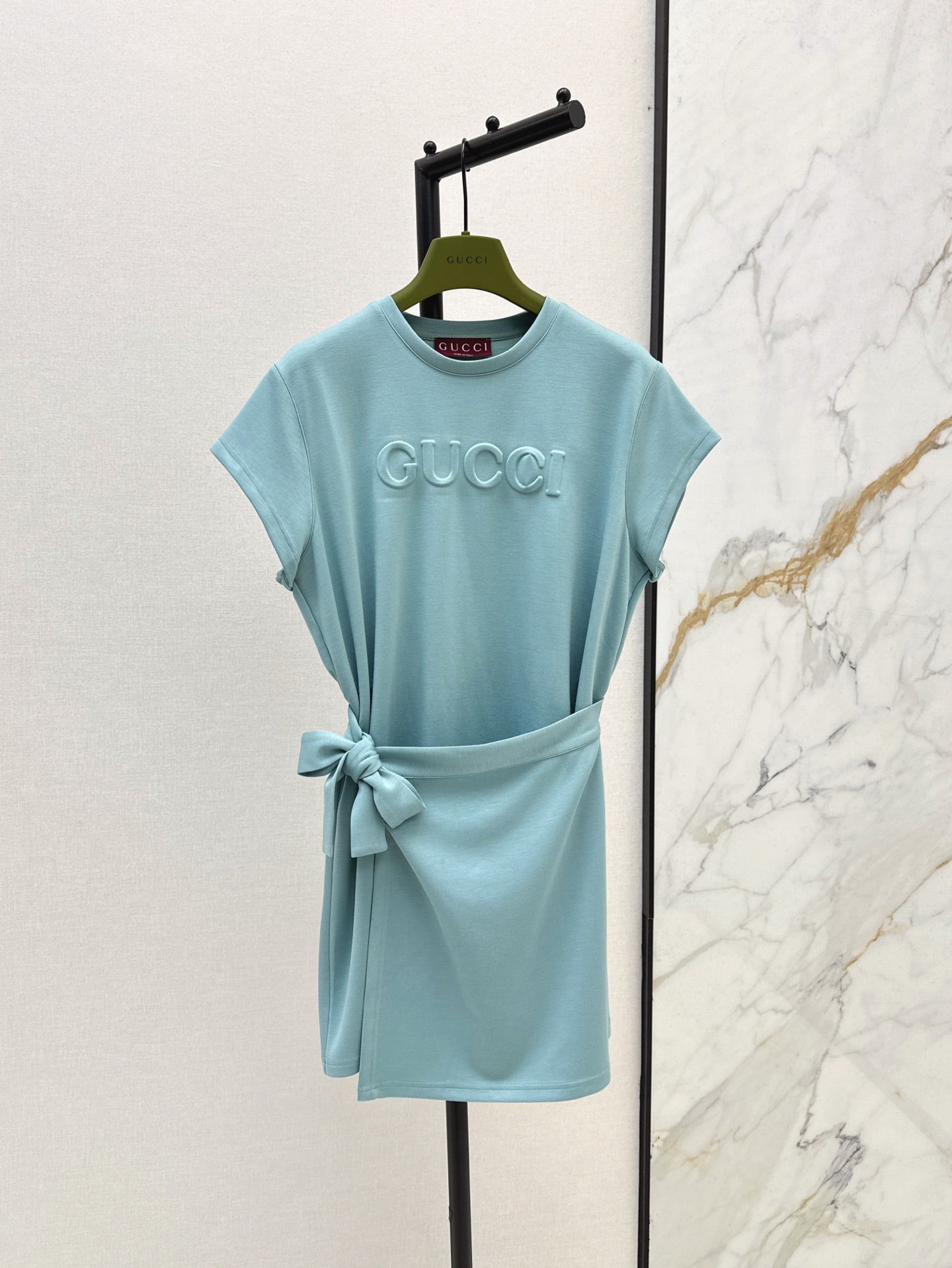 Guc 25ss embossed dress