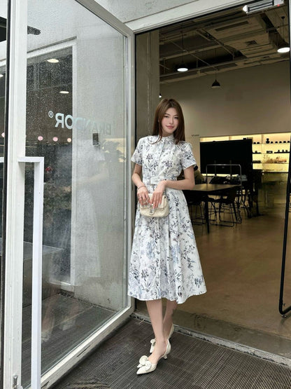 CD 25ss print dress