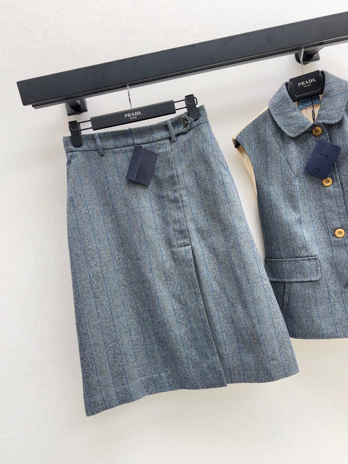 Pra 25ss wool skirt