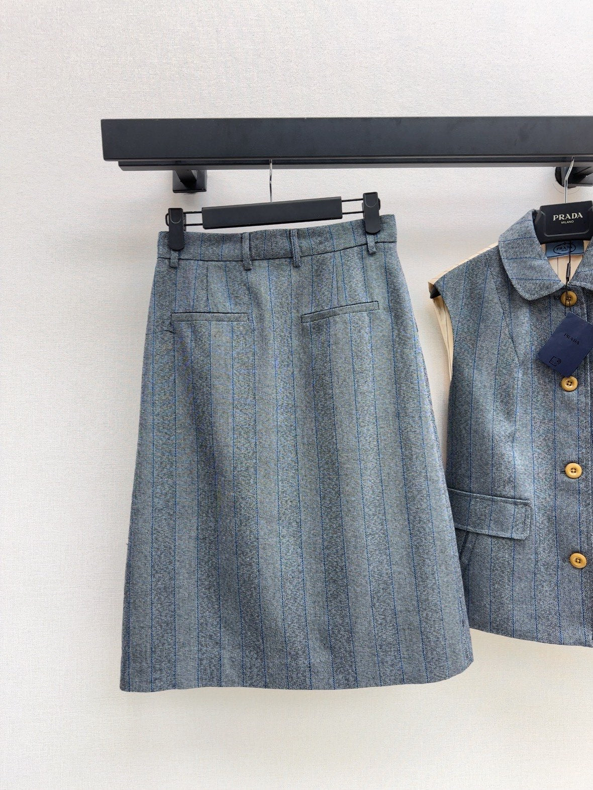 Pra 25ss wool skirt