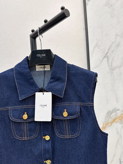 Celi 25ss denim vest