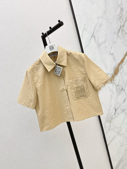 Loe 25ss embroidered shirt