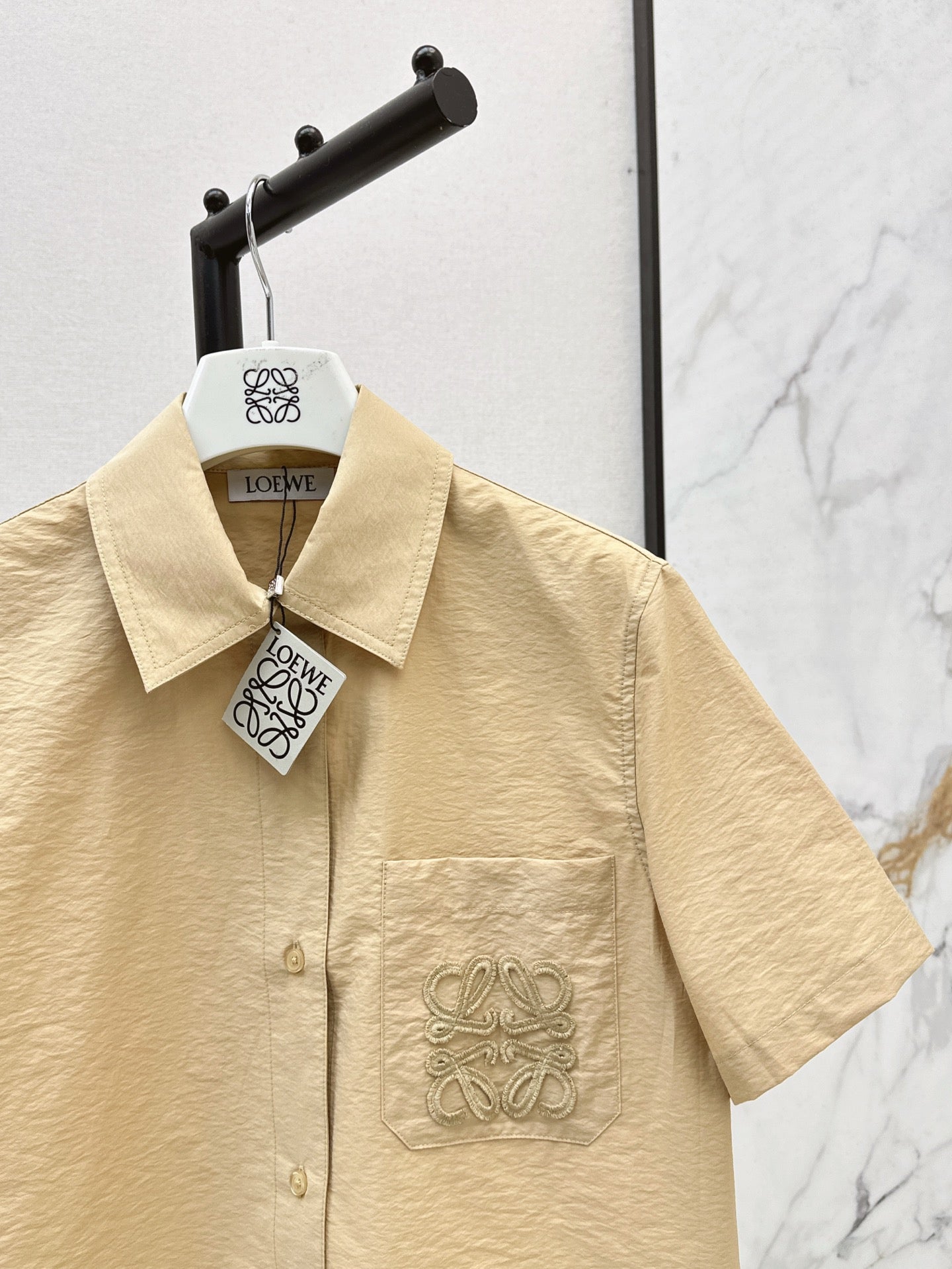 Loe 25ss embroidered shirt