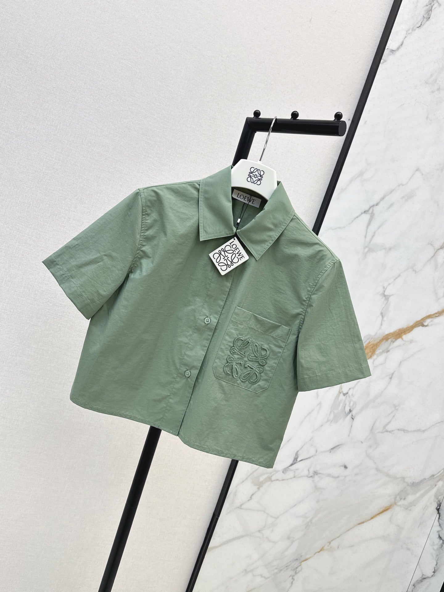 Loe 25ss embroidered shirt