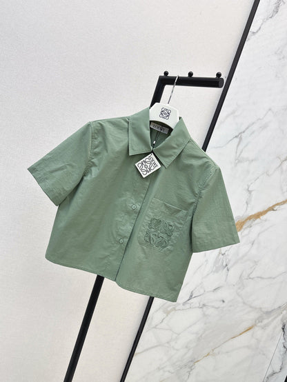 Loe 25ss embroidered shirt