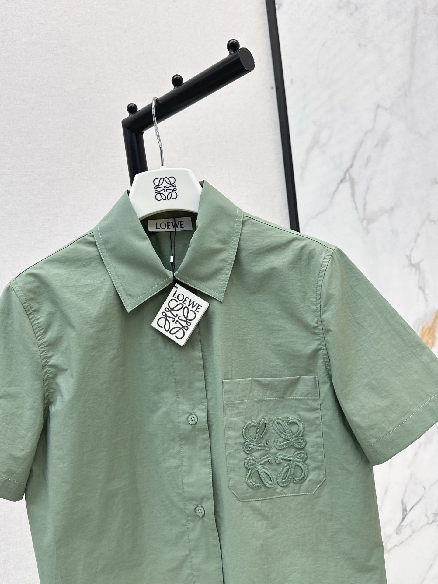 Loe 25ss embroidered shirt