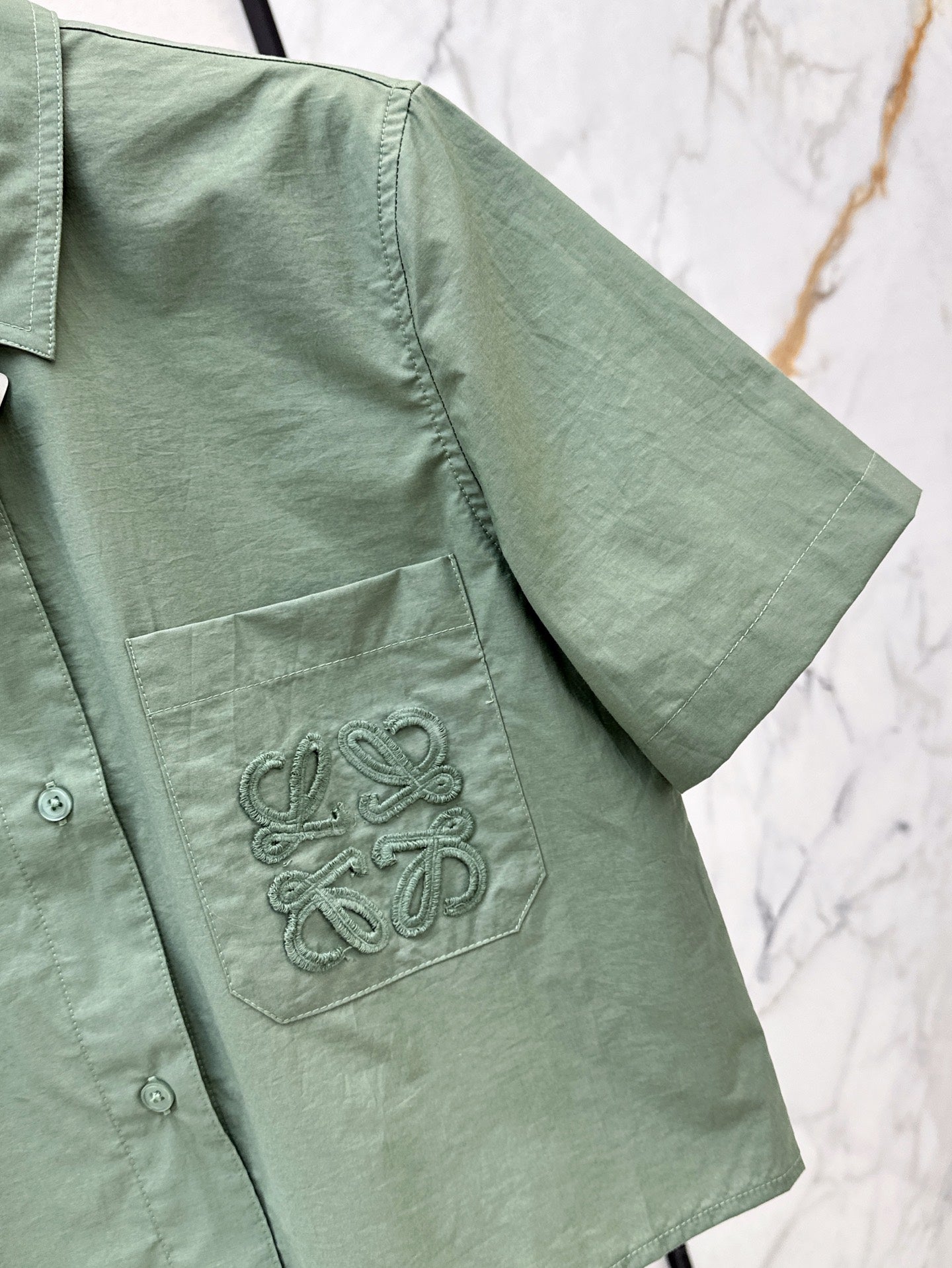 Loe 25ss embroidered shirt