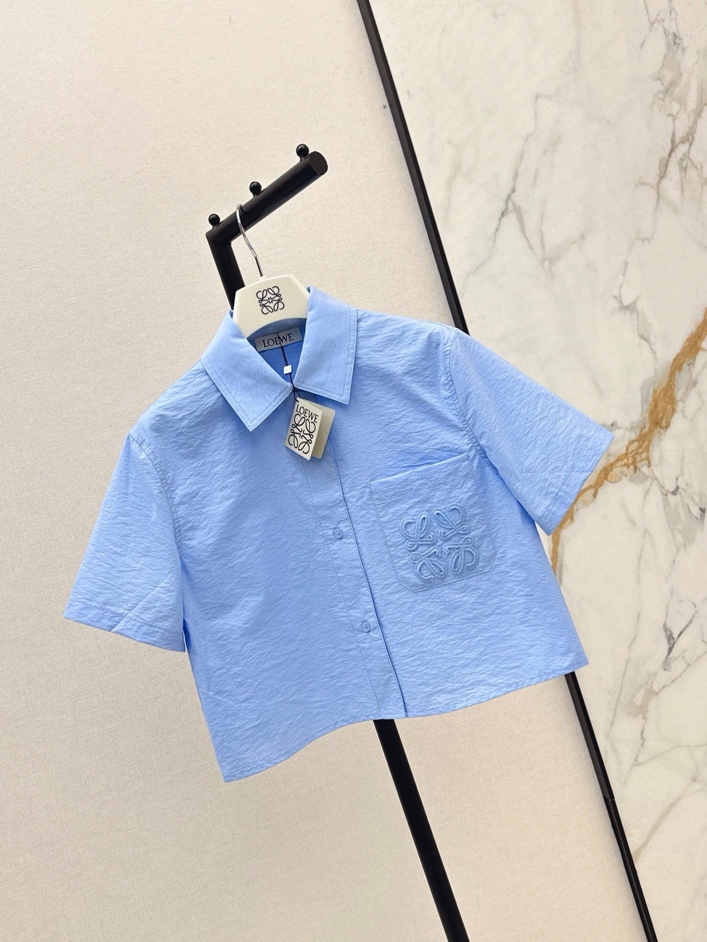 Loe 25ss embroidered shirt