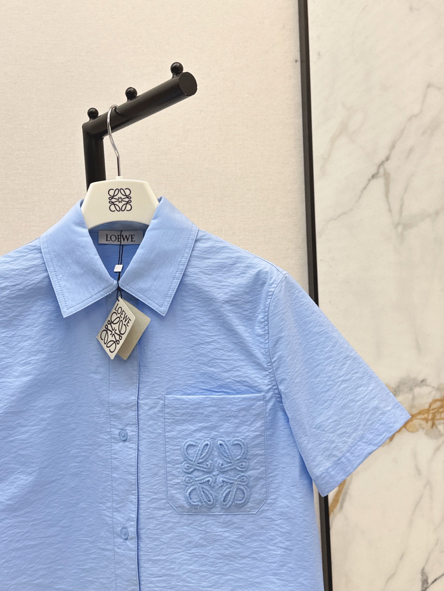 Loe 25ss embroidered shirt
