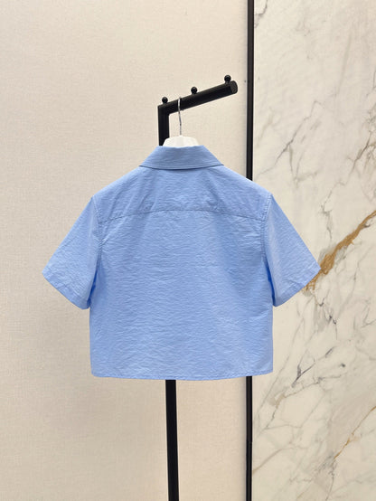 Loe 25ss embroidered shirt